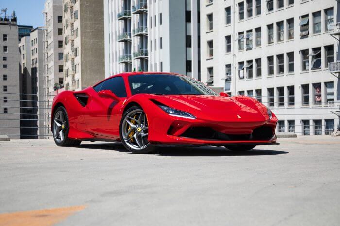 Ferrari f8 coupe Rental Los Angeles scaled